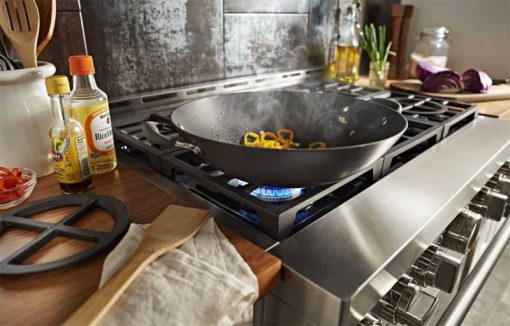 KitchenAid 36" Passion Red Smart Commercial-Style Gas Range With 6 Burners - Image 9
