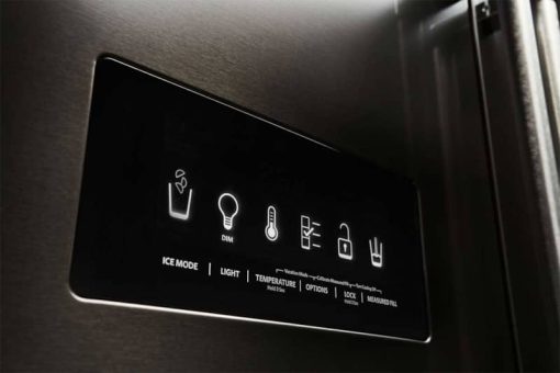 KitchenAid 36" PrintShield Black Stainless Steel French Door Refrigerator With Exterior Ice And Water - Image 5