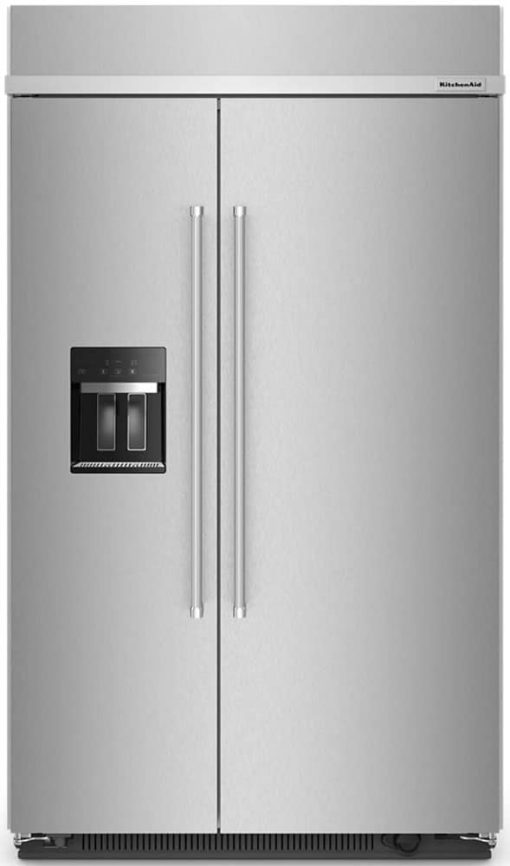 KitchenAid 29.4 Cu. Ft. Stainless Steel Built-In Side-By-Side Refrigerator With Ice And Water Dispenser