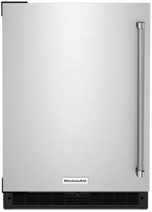 KitchenAid 24" Stainless Steel Left-Hinge Undercounter Refrigerator