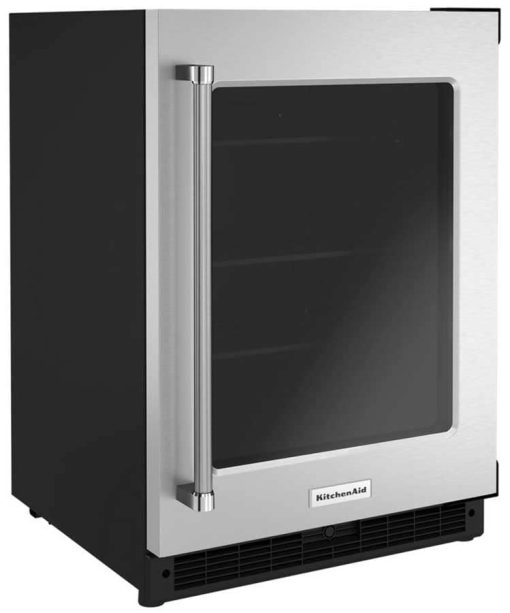 KitchenAid 24" Stainless Frame Right-Hinge Undercounter Refrigerator - Image 4