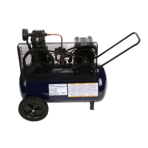 20-Gallon Portable 135-PSI Electric Horizontal Air Compressor - Image 6