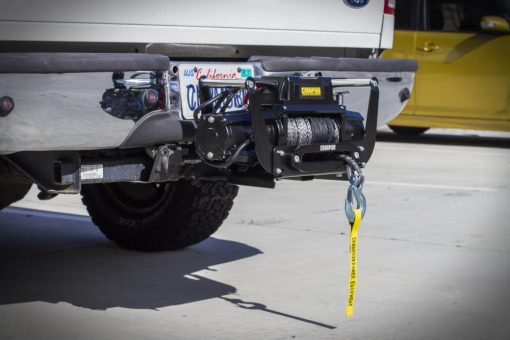 Champion 12,000-lb. Truck/SUV Synthetic Rope Winch Kit with Speed Mount - Image 3