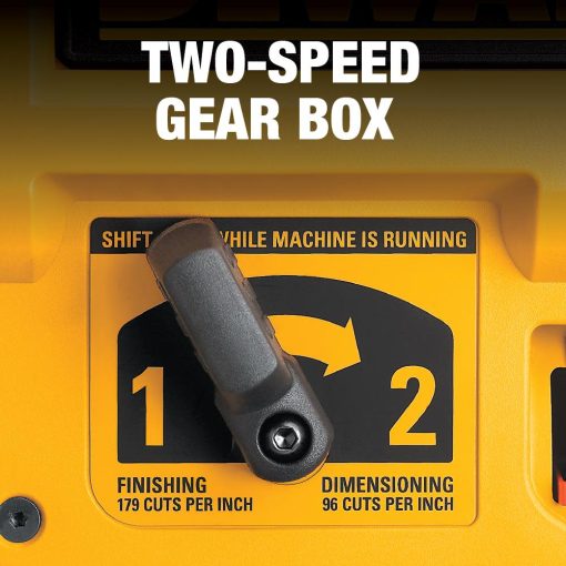 DEWALT Thickness Planer 13" 2 Speed 3 Knife - Image 3