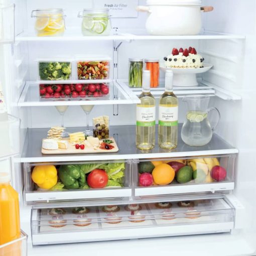 LG 28 Cu. Ft. Black Stainless Steel Smart Wi-Fi Enabled 4-Door French Door Refrigerator - Image 6