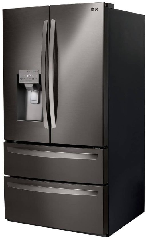 LG 28 Cu. Ft. Black Stainless Steel Smart Wi-Fi Enabled 4-Door French Door Refrigerator - Image 3