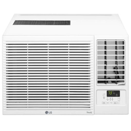 LG 12,000 BTU White Smart Wi-Fi Enabled Window Air Conditioner, Cooling & Heating