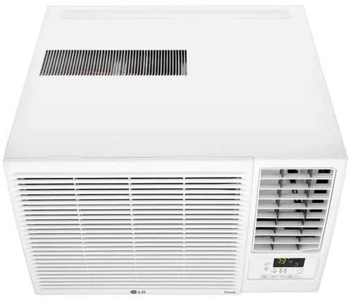 LG 12,000 BTU White Smart Wi-Fi Enabled Window Air Conditioner, Cooling & Heating - Image 4