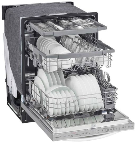 LG 24" PrintProof Stainless Steel Top Control Dishwasher With QuadWash - Image 9