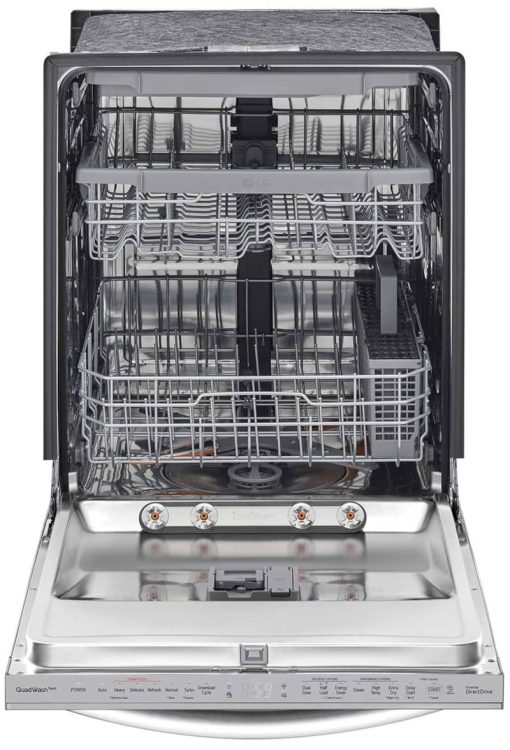 LG 24" PrintProof Stainless Steel Top Control Dishwasher With QuadWash - Image 2