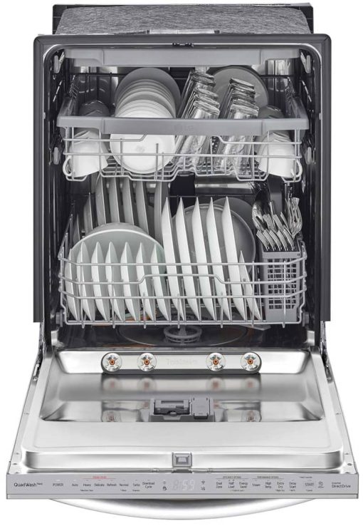 LG 24" PrintProof Stainless Steel Top Control Dishwasher With QuadWash - Image 3