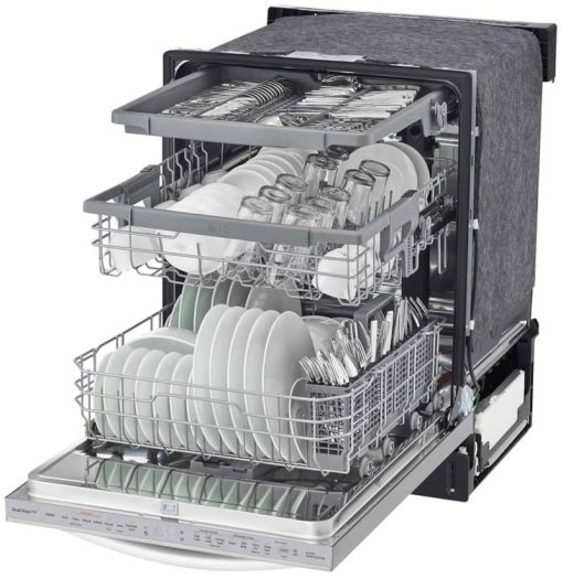 LG 24" PrintProof Stainless Steel Top Control Dishwasher With QuadWash - Image 6