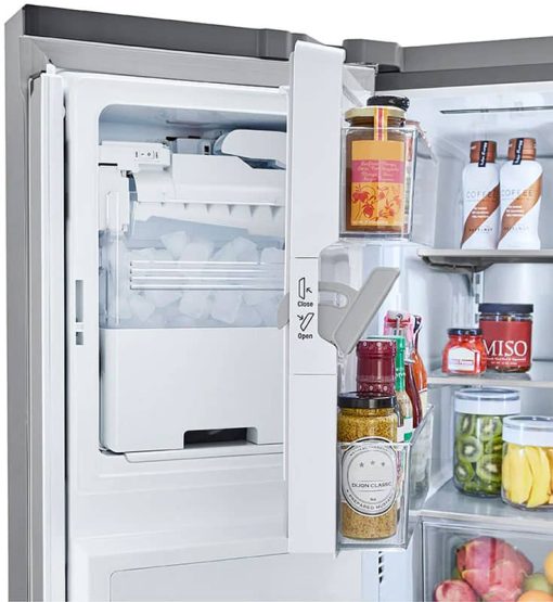 LG 24.5 Cu. Ft. Print Proof Stainless Steel Smart French Door Refrigerator With Craft Ice - Image 9