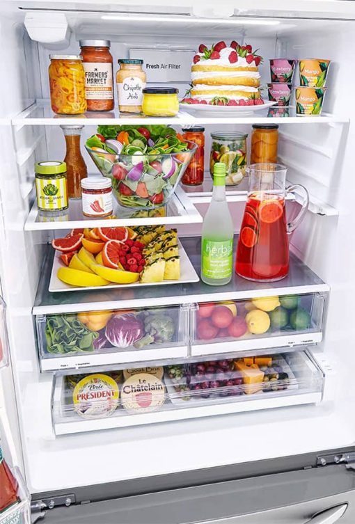LG 24.5 Cu. Ft. Print Proof Stainless Steel Smart French Door Refrigerator With Craft Ice - Image 7