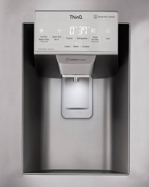 LG 26.2 Cu. Ft. PrintProof Stainless Steel Smart Wi-Fi Enabled French Door Refrigerator - Image 5