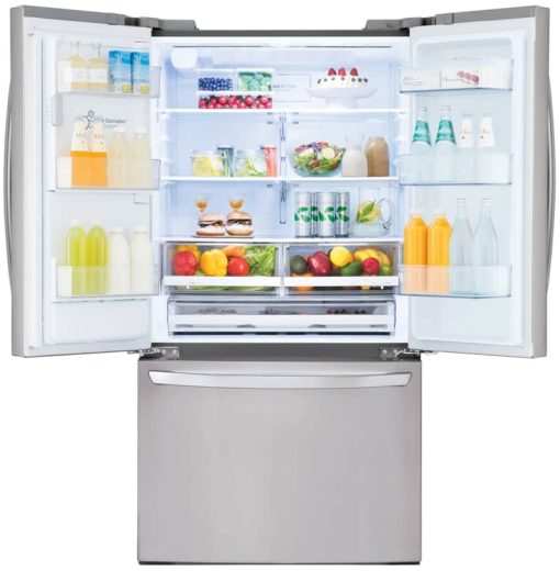 LG 26.2 Cu. Ft. PrintProof Stainless Steel Smart Wi-Fi Enabled French Door Refrigerator - Image 2