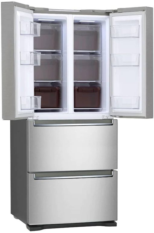 LG 14.3 Cu. Ft. Platinum Silver Kimchi/Specialty Food 4Door French Door Refrigerator - - Image 6