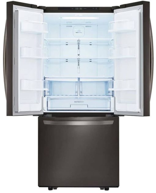 LG 22 Cu. Ft. Black Stainless Steel French Door Refrigerator - Image 2