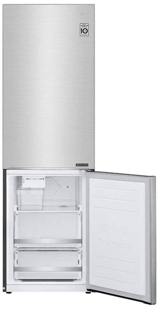 LG 12 Cu. Ft. PrintProof Stainless Steel Counter-Depth Bottom Freezer Refrigerator - Image 6