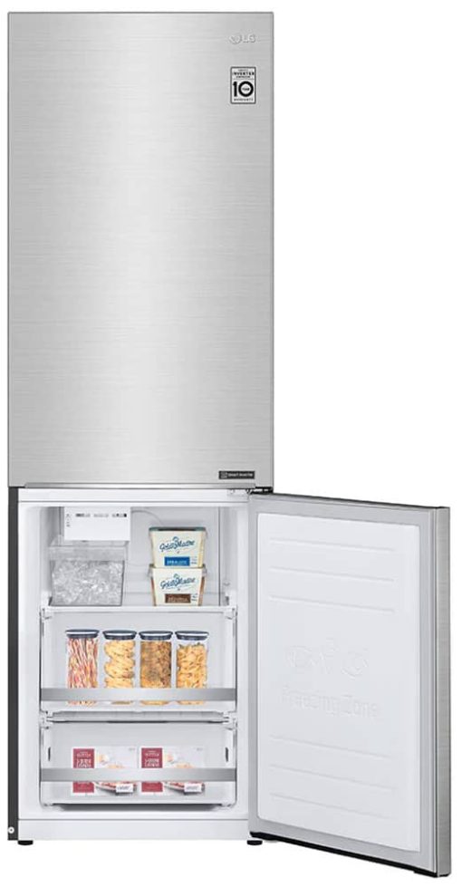 LG 12 Cu. Ft. PrintProof Stainless Steel Counter-Depth Bottom Freezer Refrigerator - Image 7