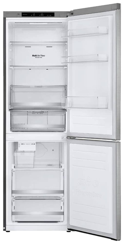 LG 12 Cu. Ft. PrintProof Stainless Steel Counter-Depth Bottom Freezer Refrigerator - Image 2