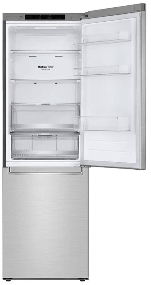 LG 12 Cu. Ft. PrintProof Stainless Steel Counter-Depth Bottom Freezer Refrigerator - Image 4
