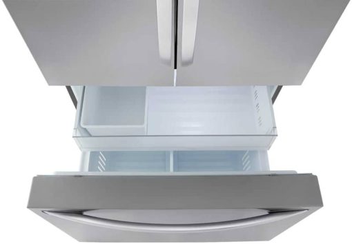 LG 26.5 Cu. Ft. Stainless Steel 3-Door French Door Refrigerator - Image 10