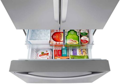 LG 26.5 Cu. Ft. Stainless Steel 3-Door French Door Refrigerator - Image 11