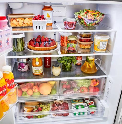LG 26.5 Cu. Ft. Stainless Steel 3-Door French Door Refrigerator - Image 9