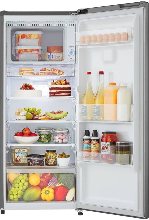 LG 6.9 Cu. Ft. Platinum Silver Single Door Refrigerator - Image 9