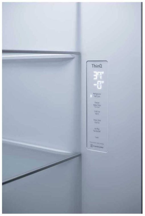 LG ADA 27 Cu. Ft. PrintProof Black Stainless Steel Side-By-Side Door-In-Door Refrigerator With Craft Ice - Image 7