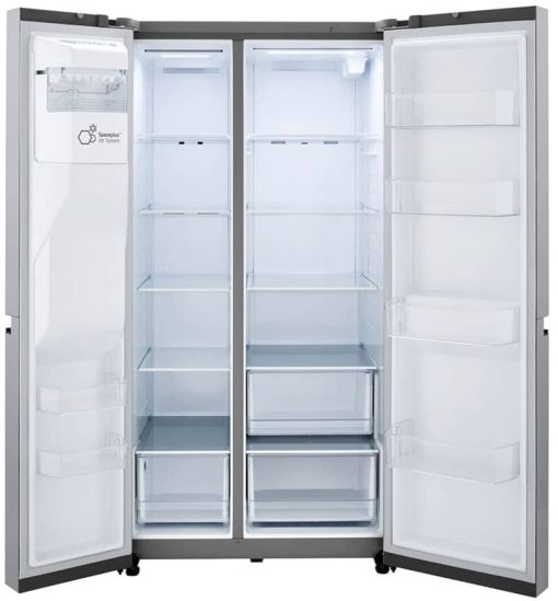 LG ADA 23 Cu. Ft. PrintProof Stainless Steel Side-By-Side Refrigerator - Image 2