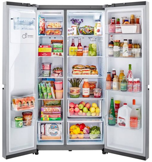 LG ADA 23 Cu. Ft. PrintProof Stainless Steel Side-By-Side Refrigerator - Image 3