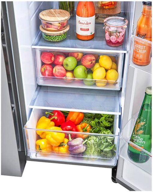 LG ADA 23 Cu. Ft. PrintProof Stainless Steel Side-By-Side Refrigerator - Image 9