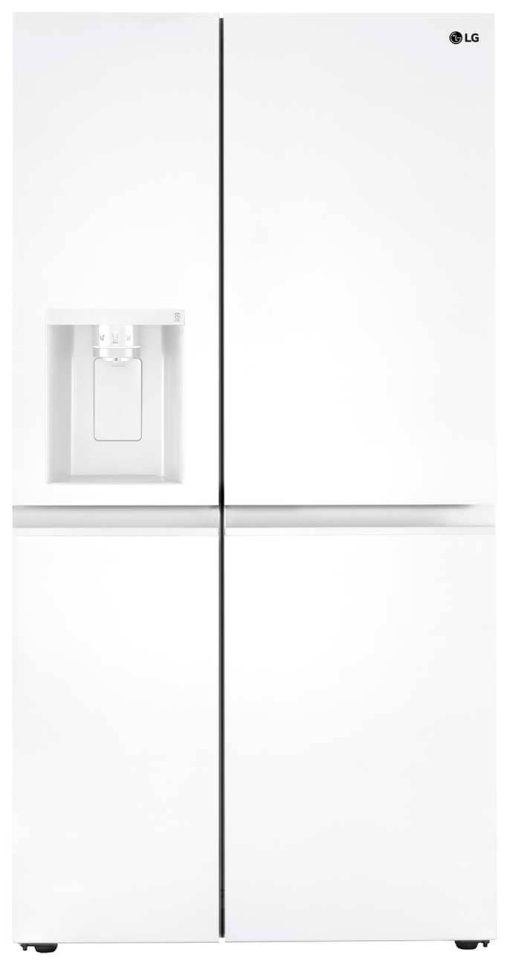 LG ADA 27 Cu. Ft. Smooth White Side-By-Side Refrigerator With Smooth Touch Ice Dispenser