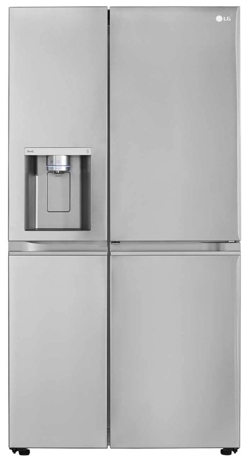 LG ADA 27 Cu. Ft. PrintProof Stainless Steel Side-By-Side Door-In-Door Refrigerator With Craft Ice