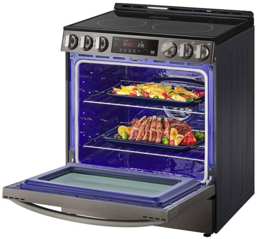 LG 6.3 Cu. Ft. PrintProof Black Stainless Steel Smart Wi-Fi Enabled Slide-In Electric Range - Image 6