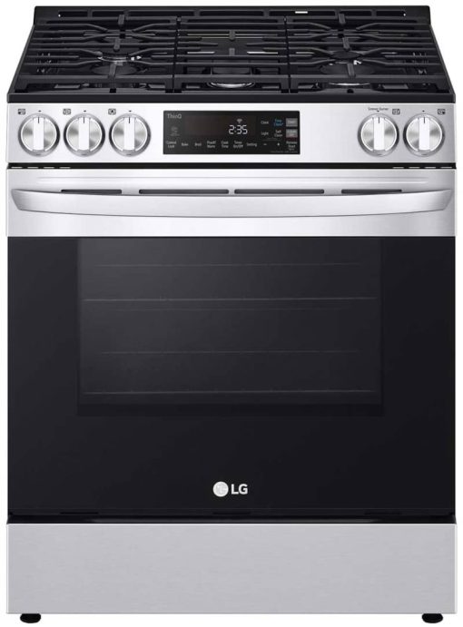 LG 5.8 Cu. Ft. PrintProof Stainless Steel Smart Wi-Fi Enabled Slide-In Gas Range With EasyClean