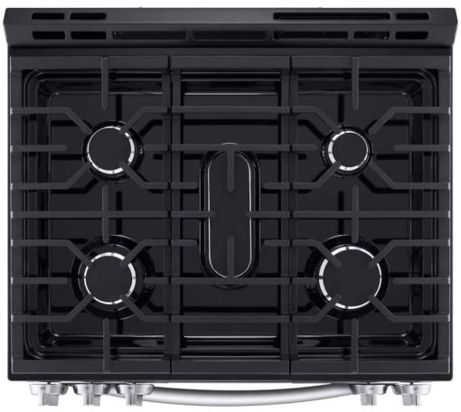 LG 5.8 Cu. Ft. PrintProof Stainless Steel Smart Wi-Fi Enabled Slide-In Gas Range With EasyClean - Image 12