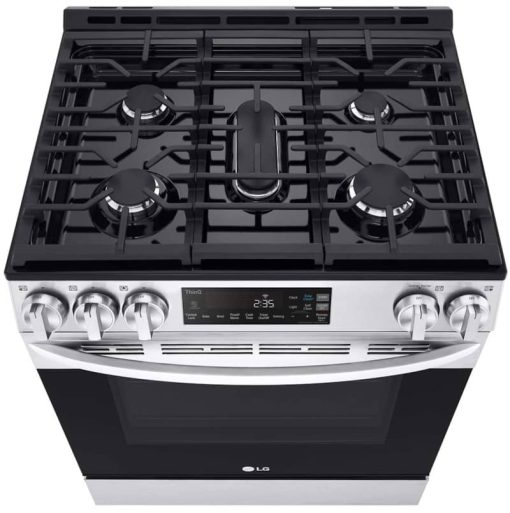 LG 5.8 Cu. Ft. PrintProof Stainless Steel Smart Wi-Fi Enabled Slide-In Gas Range With EasyClean - Image 11
