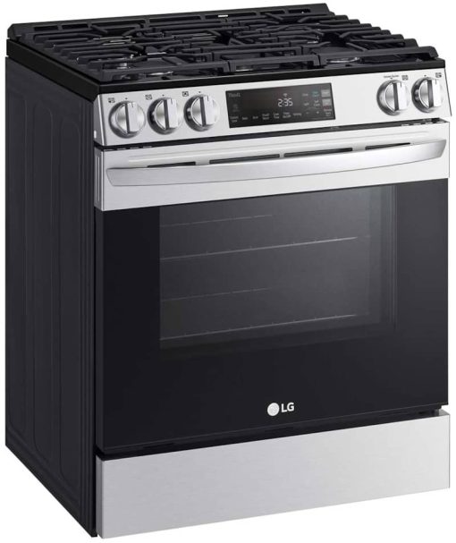 LG 5.8 Cu. Ft. PrintProof Stainless Steel Smart Wi-Fi Enabled Slide-In Gas Range With EasyClean - Image 7