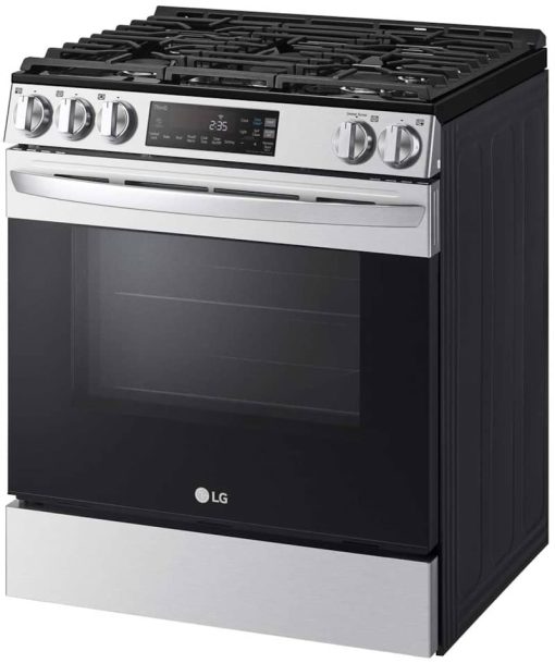 LG 5.8 Cu. Ft. PrintProof Stainless Steel Smart Wi-Fi Enabled Slide-In Gas Range With EasyClean - Image 4
