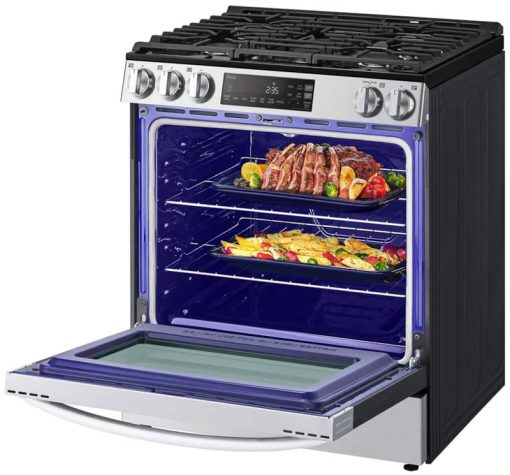 LG 5.8 Cu. Ft. PrintProof Stainless Steel Smart Wi-Fi Enabled Slide-In Gas Range With EasyClean - Image 6