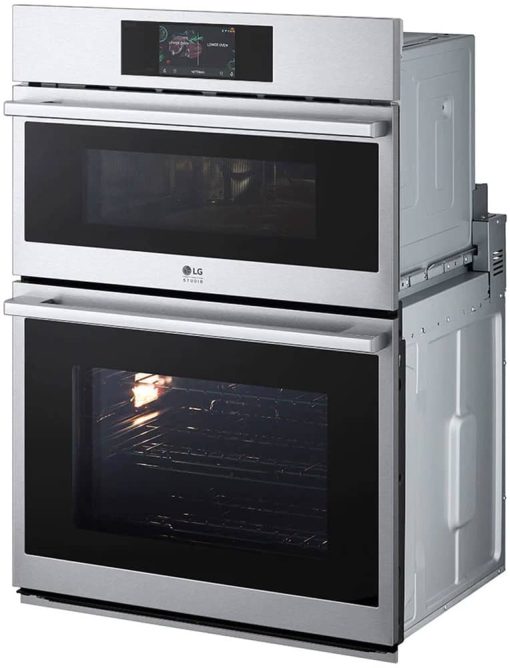 LG STUDIO 6.4 Cu. Ft. Stainless Steel Combination Double Wall Oven With Air Fry - Image 7