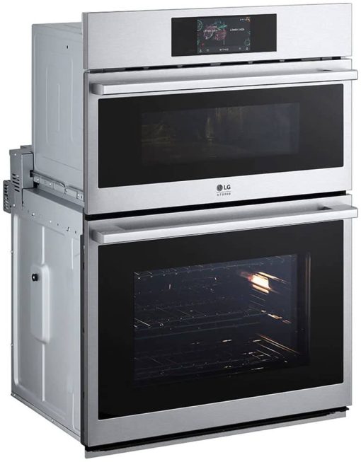 LG STUDIO 6.4 Cu. Ft. Stainless Steel Combination Double Wall Oven With Air Fry - Image 5