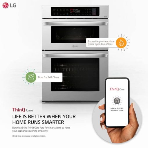 LG 30" Stainless Steel Smart Microwave Combination Oven - Image 9