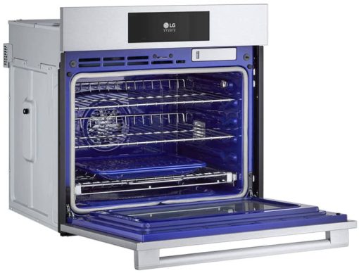 LG STUDIO 4.7 Cu. Ft. PrintProof Stainless Steel Smart InstaView Electric Built-In Single Wall Oven With Air Fry & Steam Sous Vide - Image 7