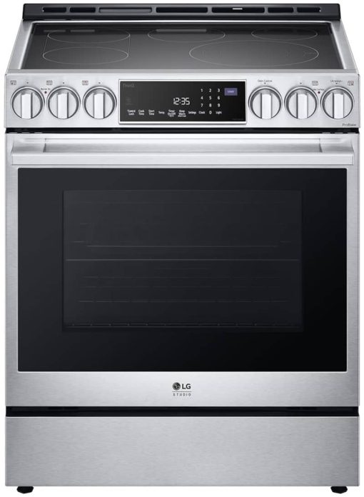 LG STUDIO 6.3 Cu. Ft. Stainless Steel Smart Wi-Fi Slide-In Electric Range With ProBake Convection And EasyClean