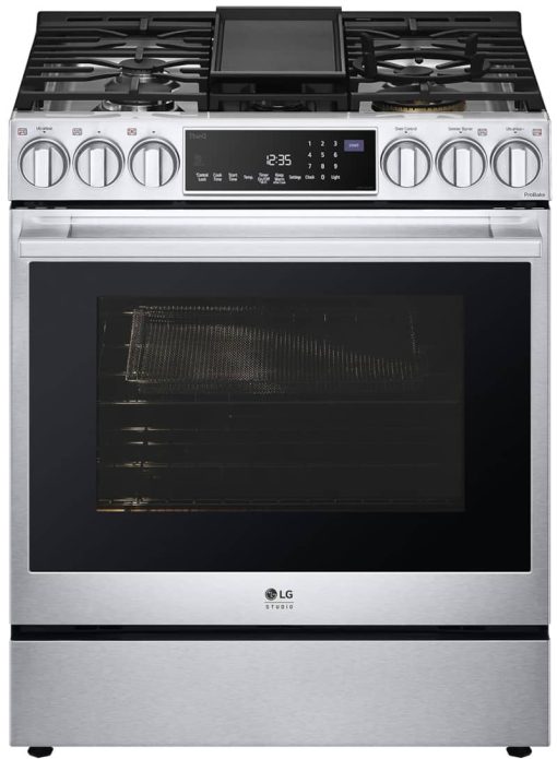 LG STUDIO 6.3 Cu. Ft. Stainless Steel Smart Wi-Fi Slide-In Gas Range With ProBake Convection And EasyClean - Image 12