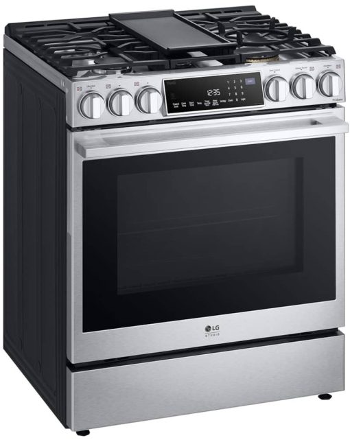 LG STUDIO 6.3 Cu. Ft. Stainless Steel Smart Wi-Fi Slide-In Gas Range With ProBake Convection And EasyClean - Image 6